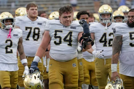 No. 3 Notre Dame Lists Moore, Viliamu-Asa As Questionable But Bloodied Knapp Is A No-Doubter To Play